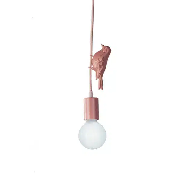 Lampe LED suspendue en forme d'oiseau Rose 3 29