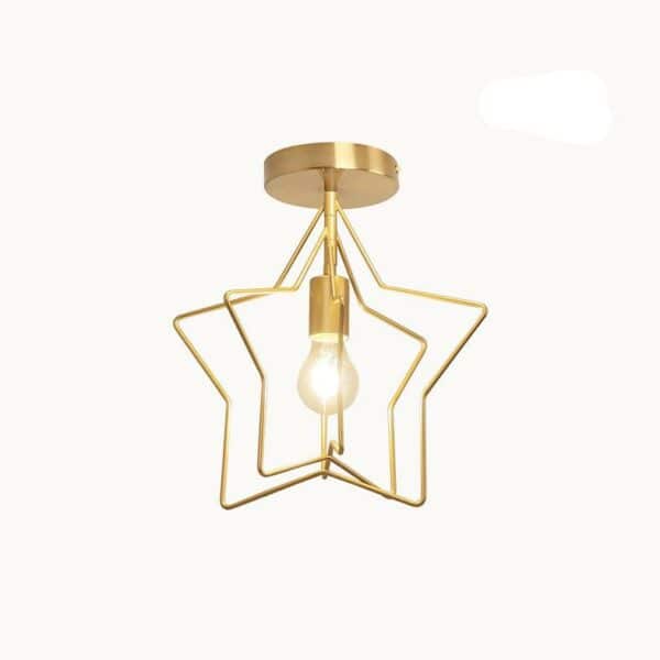 5-pointed star ceiling light Yellow 5366 a82ea1