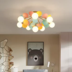 Plafonnier ballon au design moderne et coloré