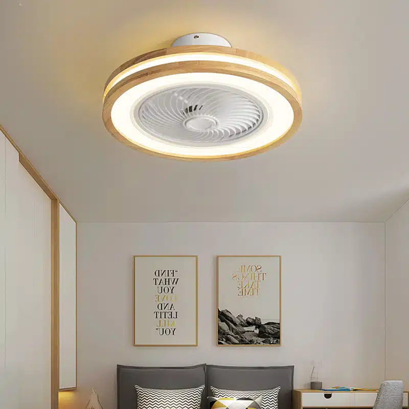 Plafonnier Ventilateur De Plafond Avec Éclairage LED Lumière Dimmable Avec Télécommande Réglable 6 Vitesse Du Vent Plafond Moderne Pour Chambre Salon Salle À Manger Lustre 