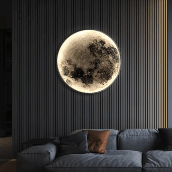 Luminaire LED en forme de lune 66cm 21 1