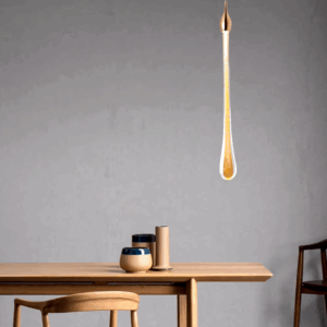 Plafonnier LED en cristal au design nordique moderne simpliste