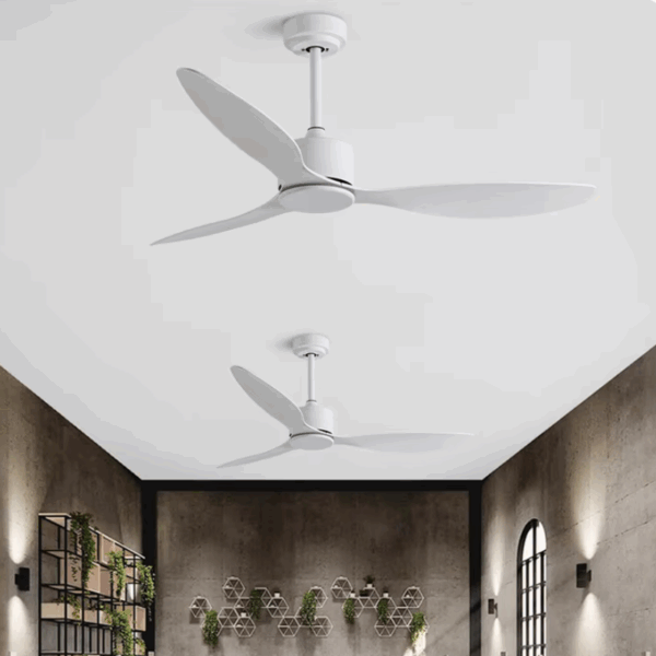 Ventilateur de plafond en bois avec télécommande 66cm 8 2