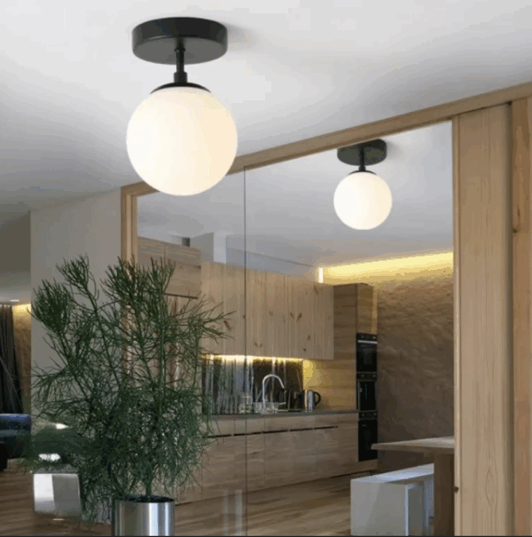 Plafonnier moderne boule de verre Capture decran 2025 10 15 a 23.33.08