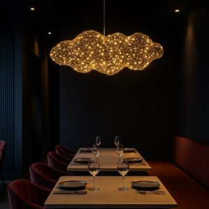 Plafonnier nuage creux