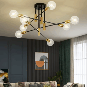 Plafonnier LED minimaliste pour salon