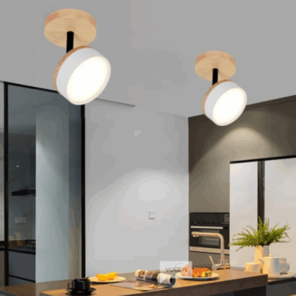 Plafonnier led bois design nordique moderne Design sans titre 97