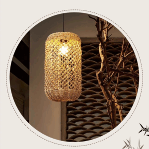 Plafonnier rétro en corde – Lampe de table LED idéale