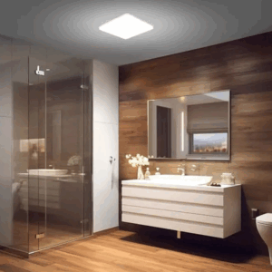 Plafonnier carré led décoratif