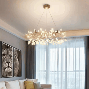 Plafonnier feuille circulaire