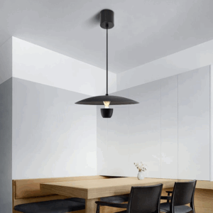Plafonnier plat au design moderne et minimaliste