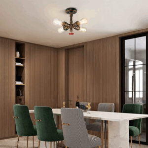 Plafonnier métal vintage industriel – Le luminaire parfait pour restaurant