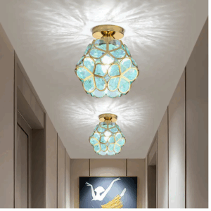 Plafonnier led en pétales acryliques