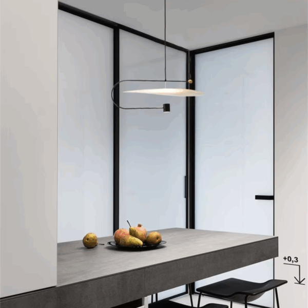 Plafonnier Led suspendue au design moderne pour table à manger hju 94