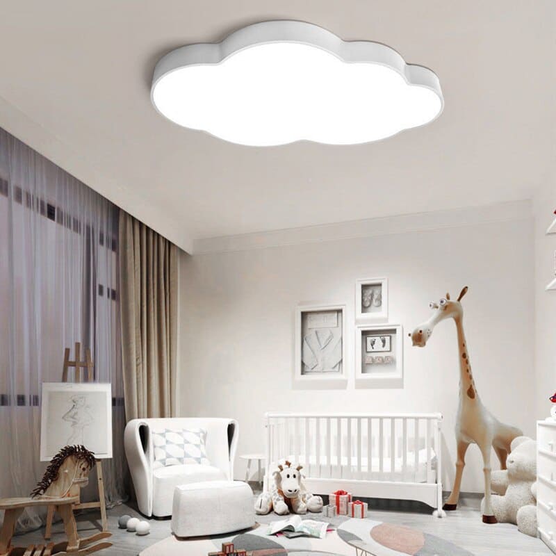 What to match a cloud ceiling light with to decorate your baby's room? Luminaire 14473 qcgmdw