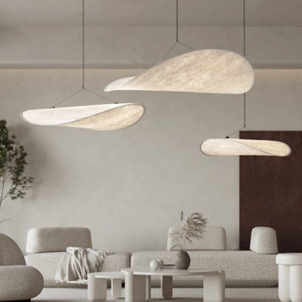 Plafonnier vertigo en papier de riz 4 1