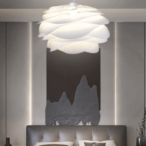 Plafonnier au design danois en forme de rose