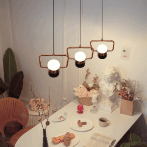 Plafonnier LED suspendu au design nordique moderne