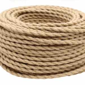 Câble Électrique pour Lampe Suspendue en corde vintage