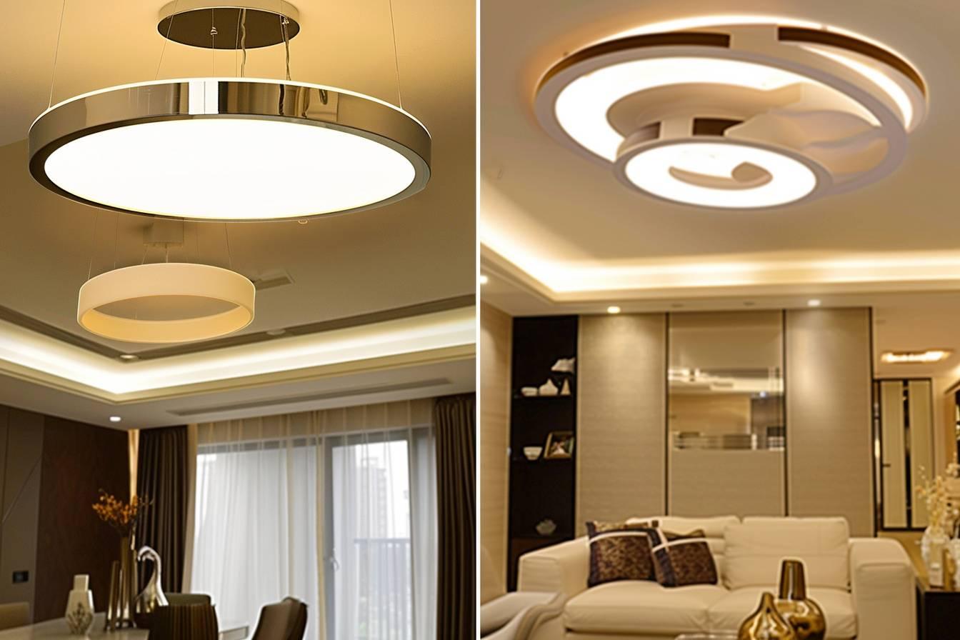 Plafonniers LED : guide d'achat pour éclairer votre intérieur avec style et économie