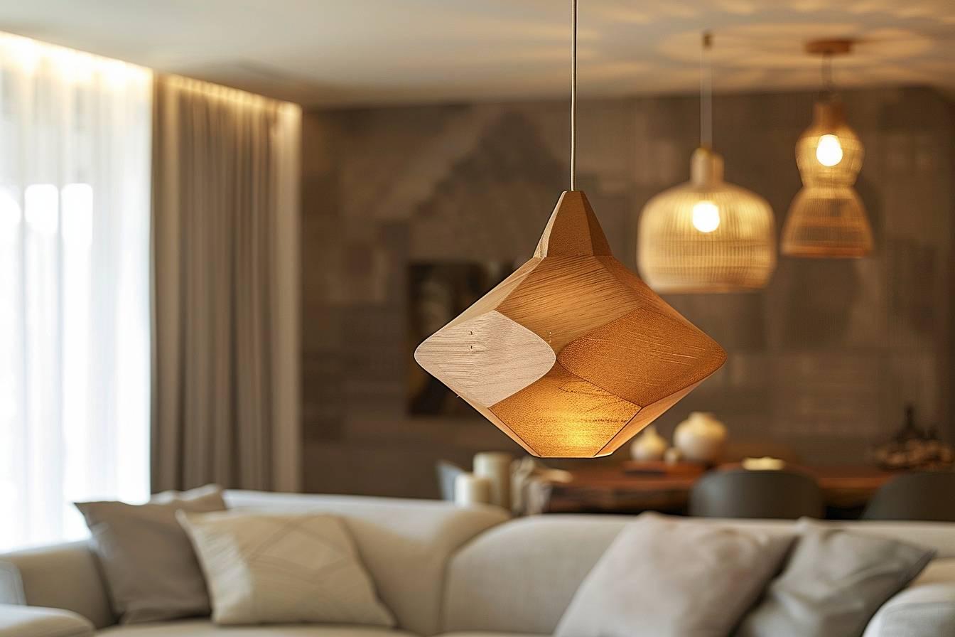 Plafonnier en bois : illuminez votre intérieur avec élégance et style naturel