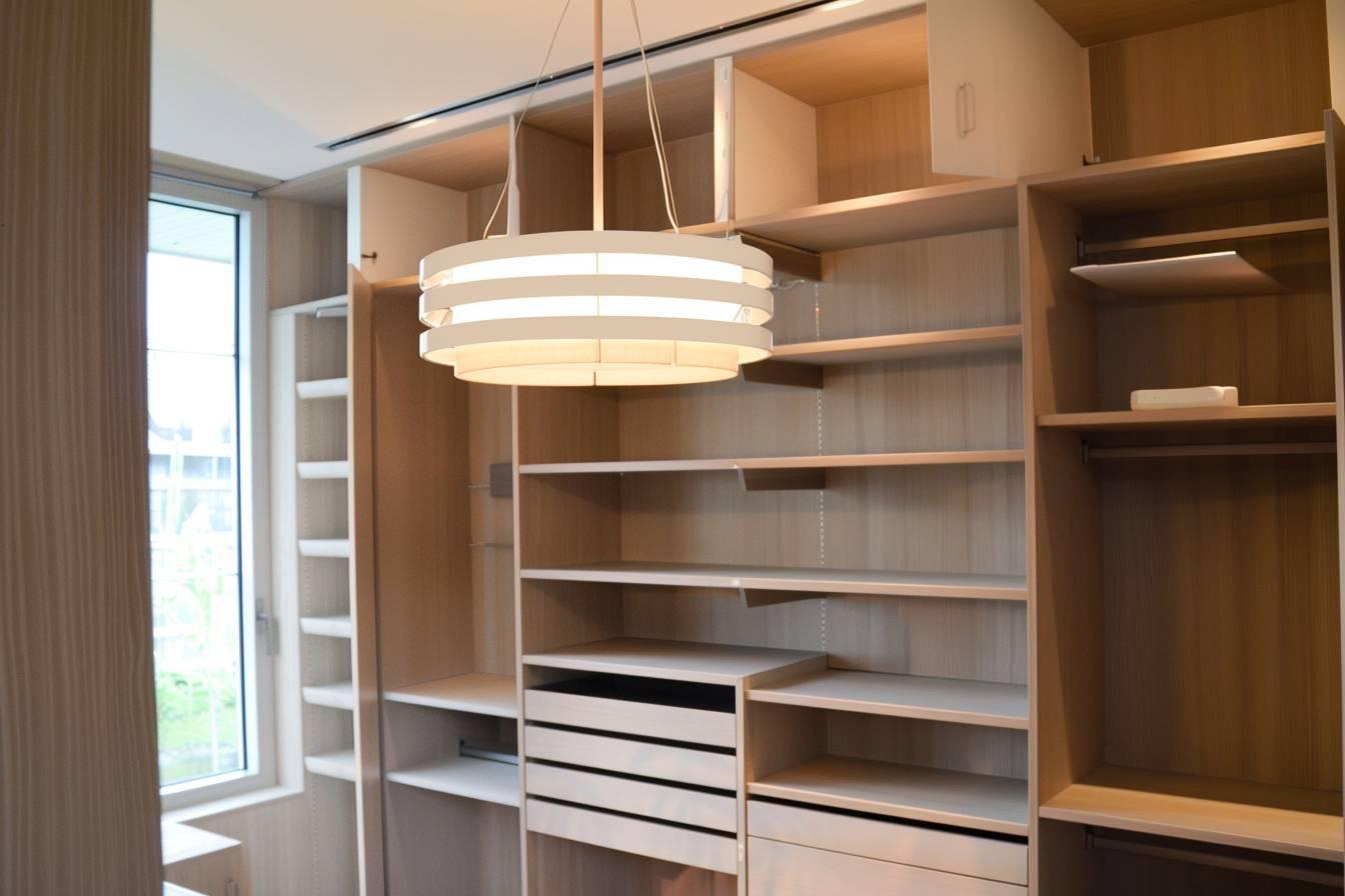 Plafonnier pour dressing : guide d'achat des meilleures solutions d'éclairage pour votre espace rangement