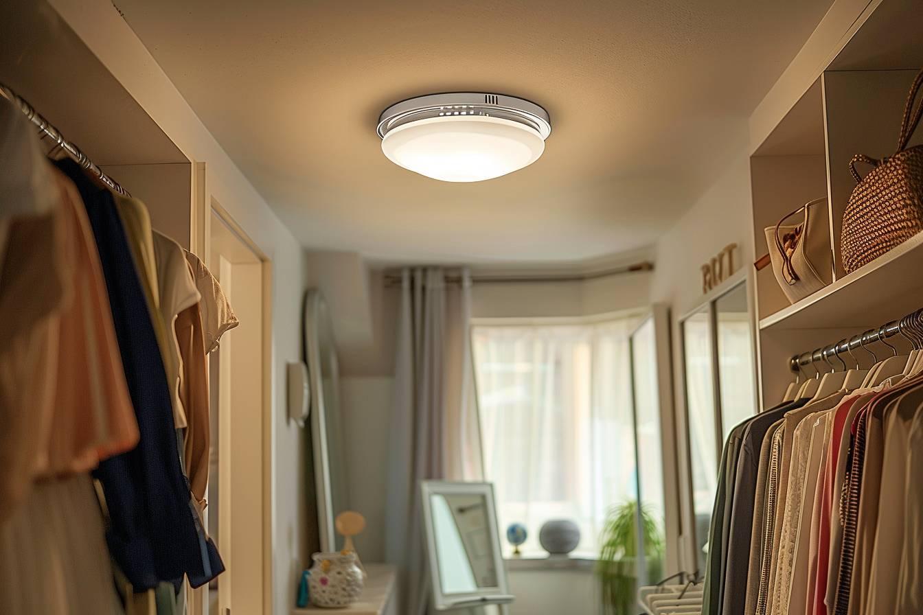 Plafonnier pour dressing : guide d'achat des meilleures solutions d'éclairage pour votre espace rangement