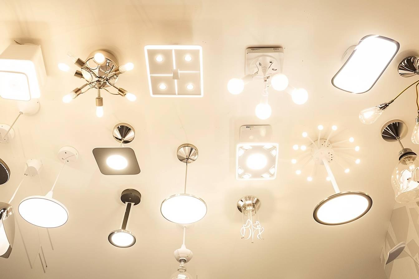 Plafonnier LED basse consommation : éclairage économique et design pour une maison écoresponsable