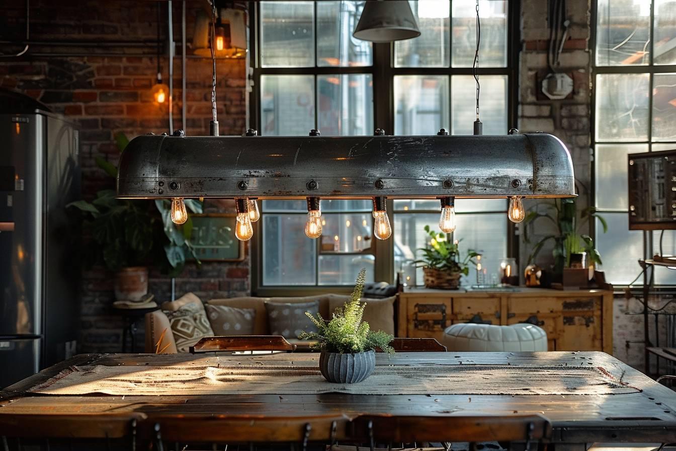 Luminaire suspension industriel : éclairez votre intérieur avec style et caractère