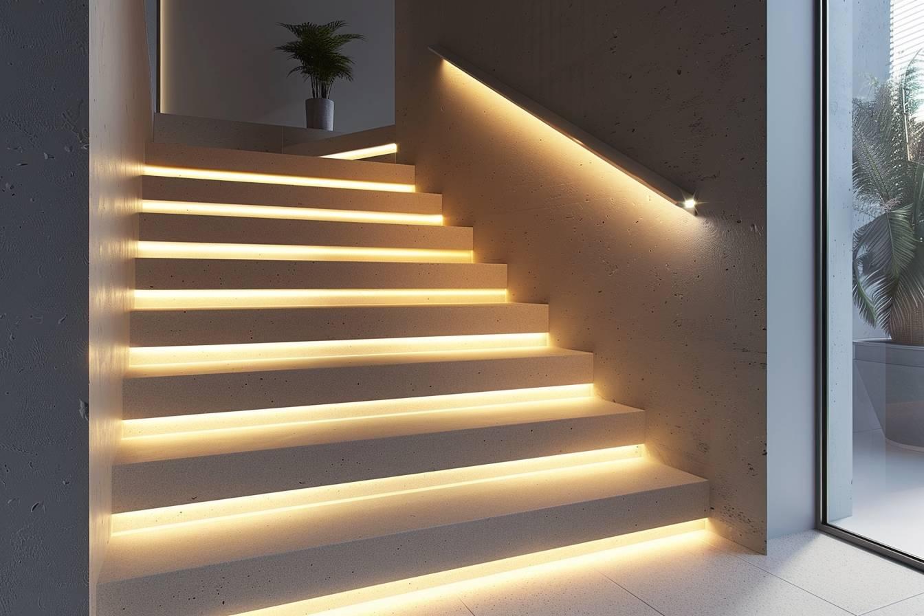 Luminaire escalier : comment choisir l'éclairage parfait pour sécuriser et embellir votre montée