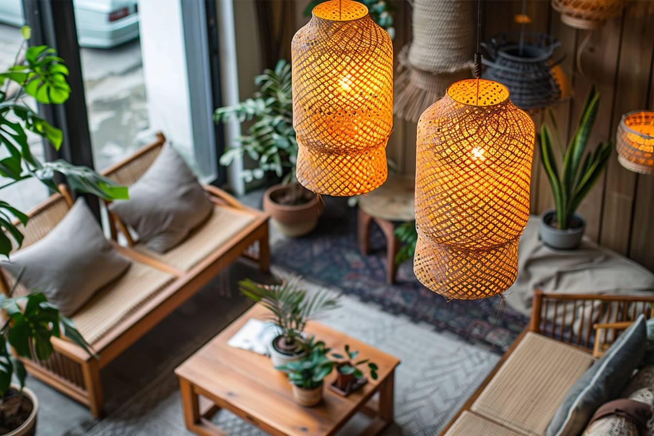 Luminaires en paille : tendance naturelle et éco-responsable pour un éclairage chaleureux chez soi