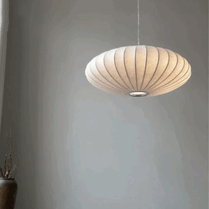 LUSTRE JAPONAIS STYLE AKARI EN TISSU