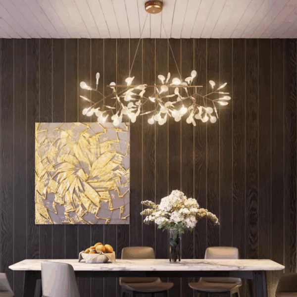 Plafonnier feuille circulaire Design sans titre 91 1