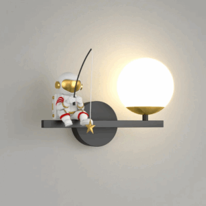 Lampe astronaute LED applique murale pour enfance
