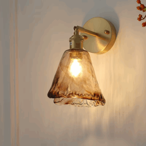 Applique murale en verre coloré