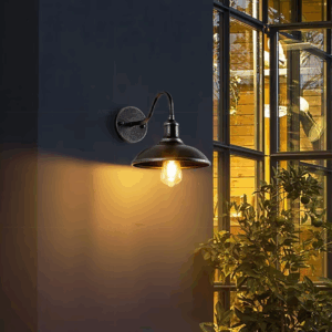 Applique murale vintage en métal pour escalier