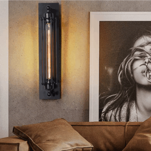 Applique murale industrielle pour chambre d'adulte et couloir