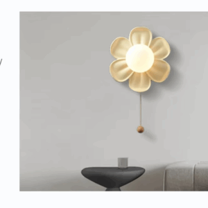 Applique murale fleur décorative pour enfance