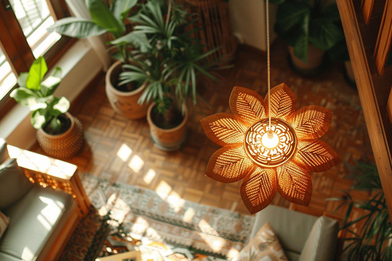Comment choisir un plafonnier naturel pour créer une ambiance chaleureuse dans votre intérieur