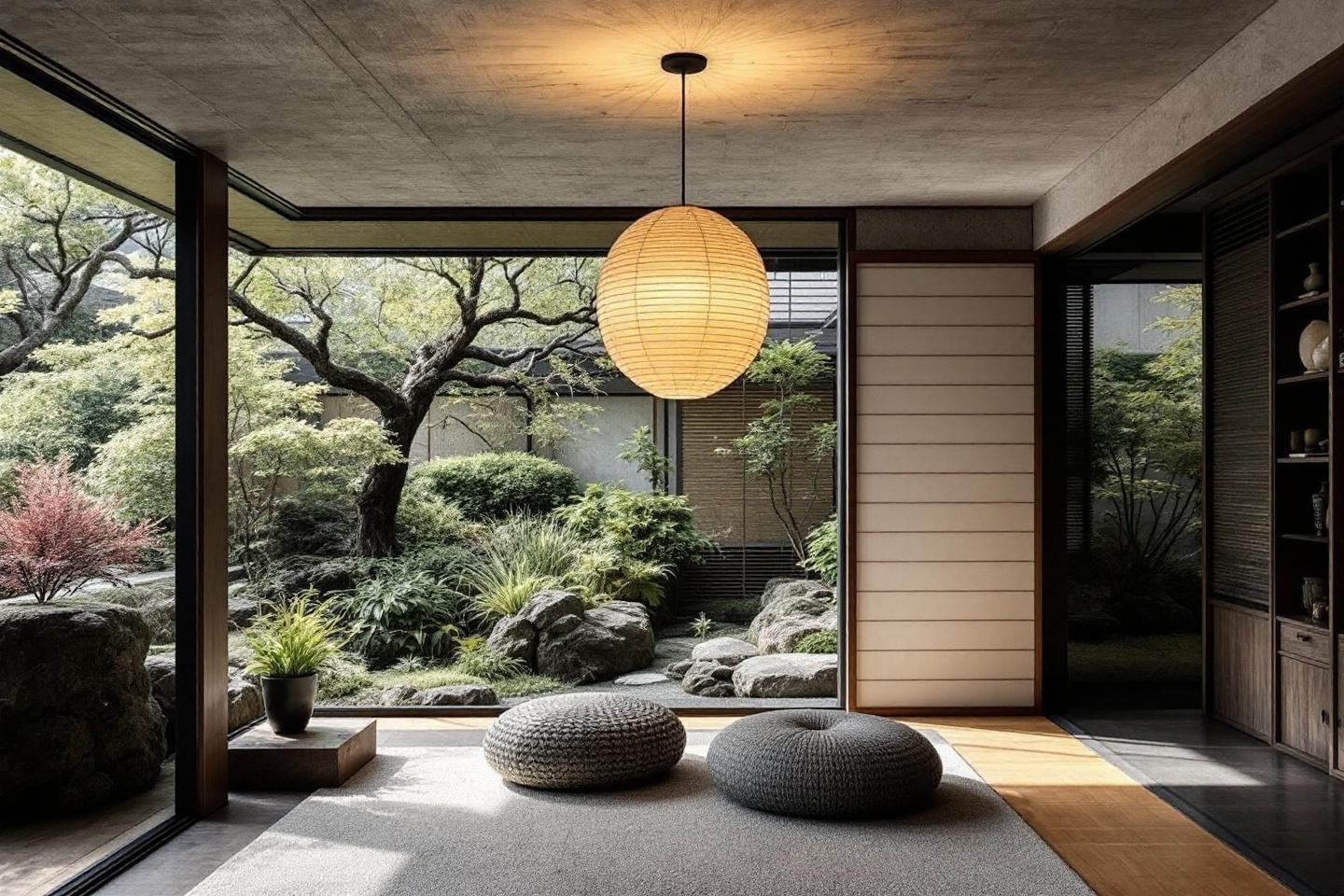 Plafonnier minimaliste wabi sabi : l'élégance de la simplicité pour une décoration zen épurée